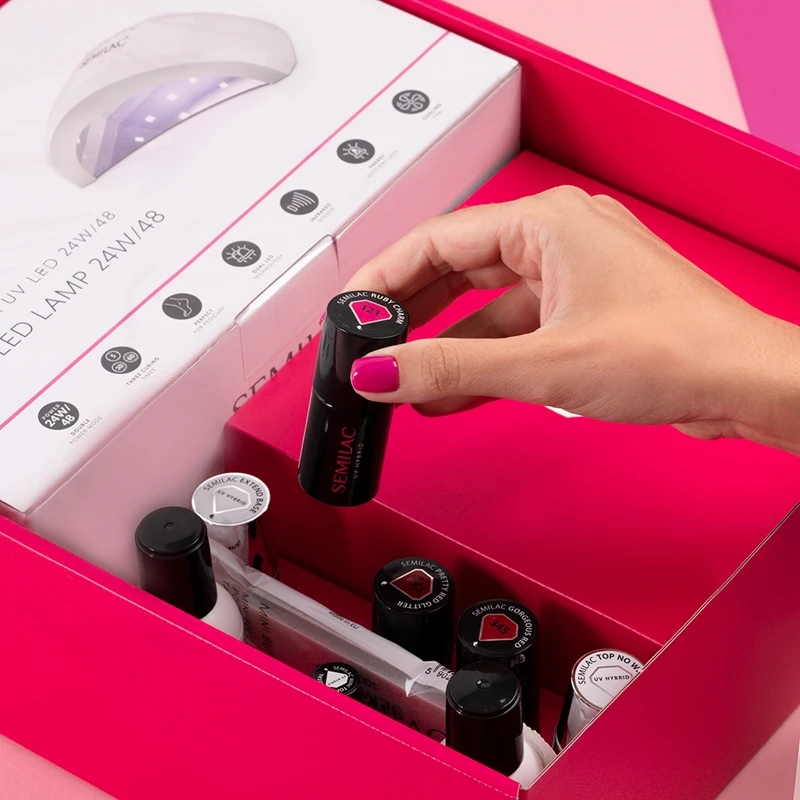 Semilac UV Hybrid Love Me – Image 6