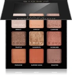 Sigma Beauty Eyeshadow Palette Fiery